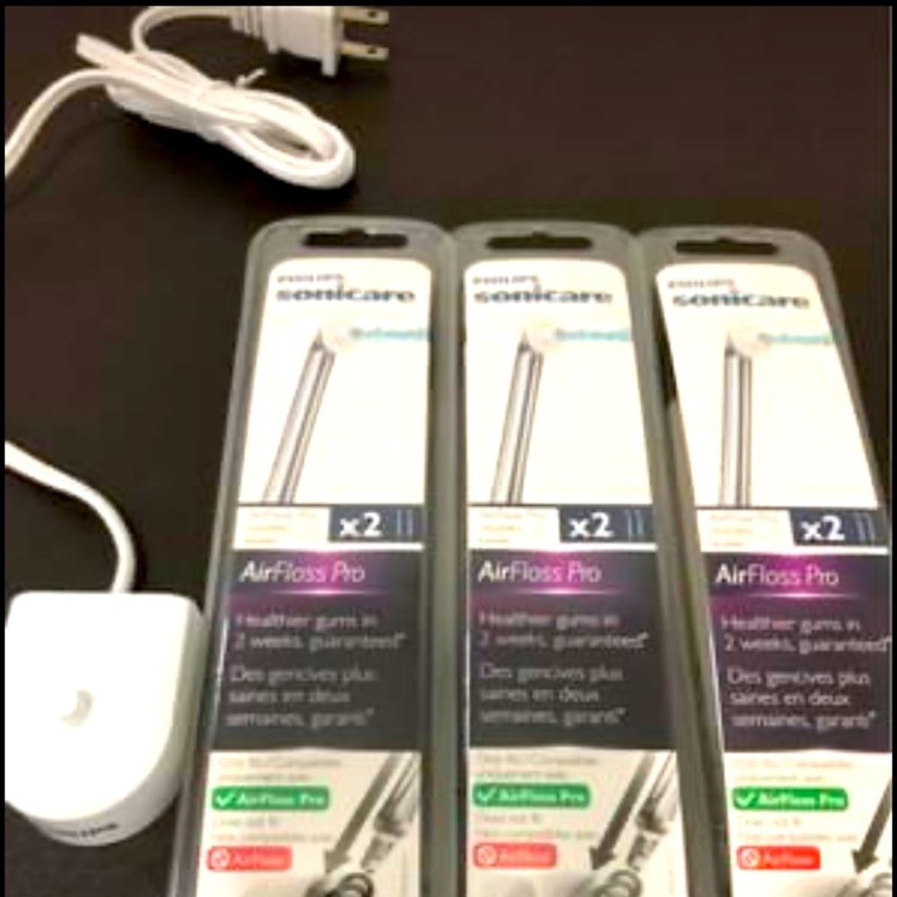 Dental: AirFloss Pro tips and charger